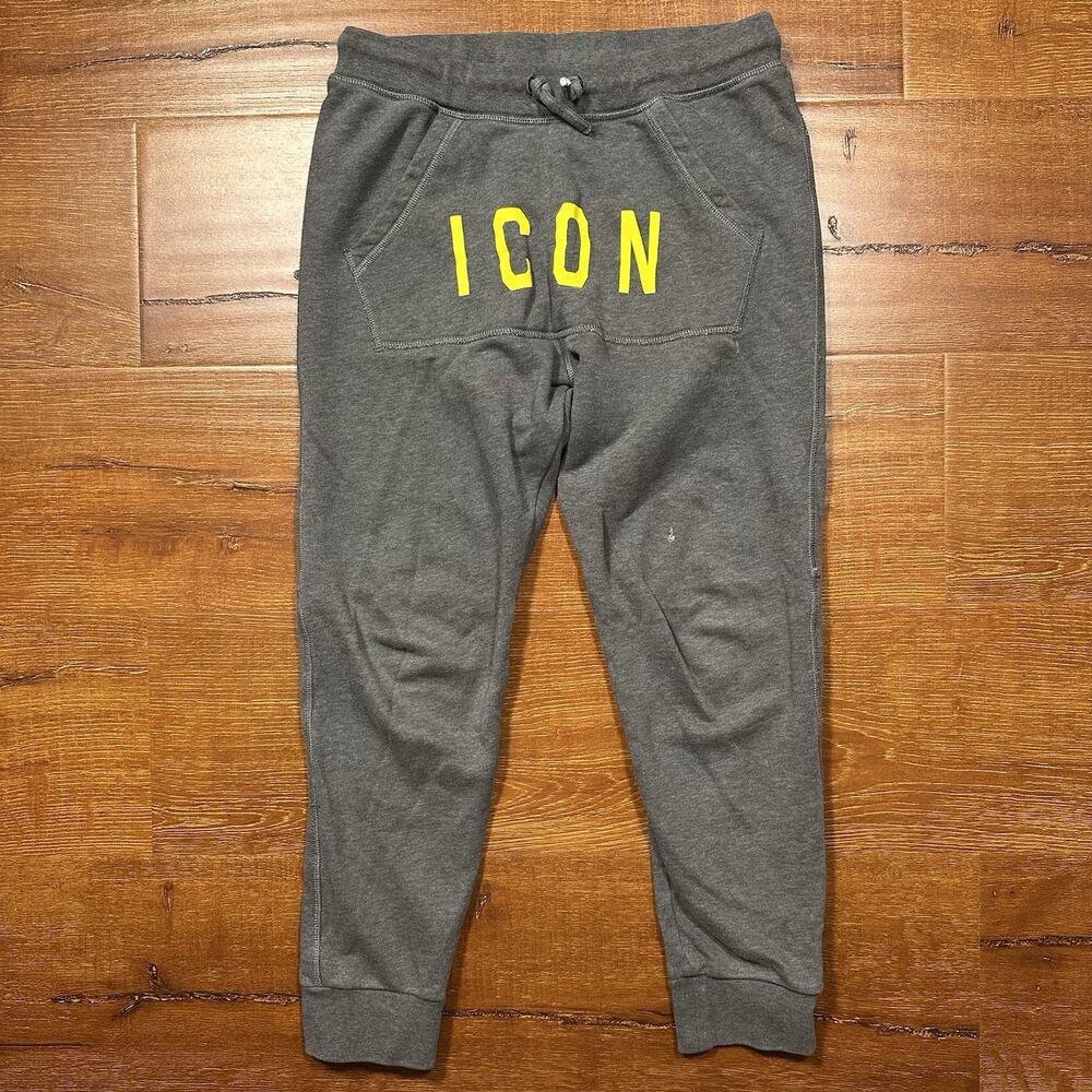 Dsquared2 Jogger Sweatpants Youth Boy 12 Gray Sweats Drop Crotch Streetwear Icon